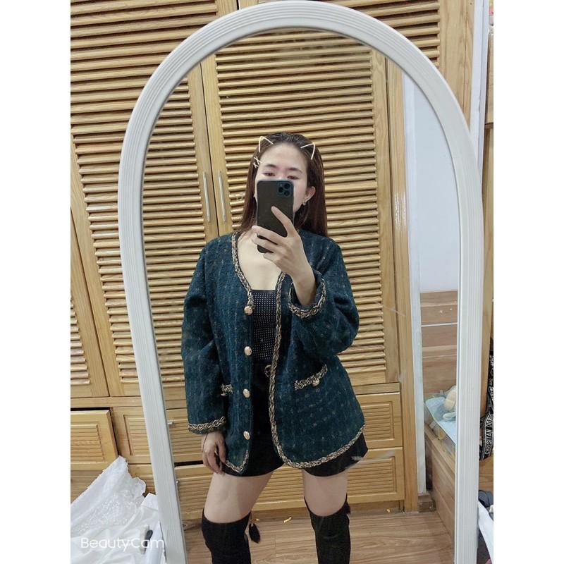 Bigsize - Áo dạ dáng dài ôm gọn dáng D02