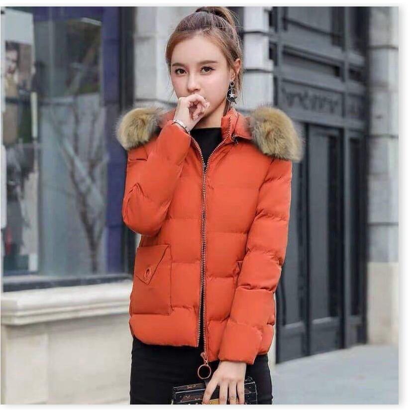 ÁO KHOÁC PHAO LÔNG CÓ NÓN CỰC ẤM