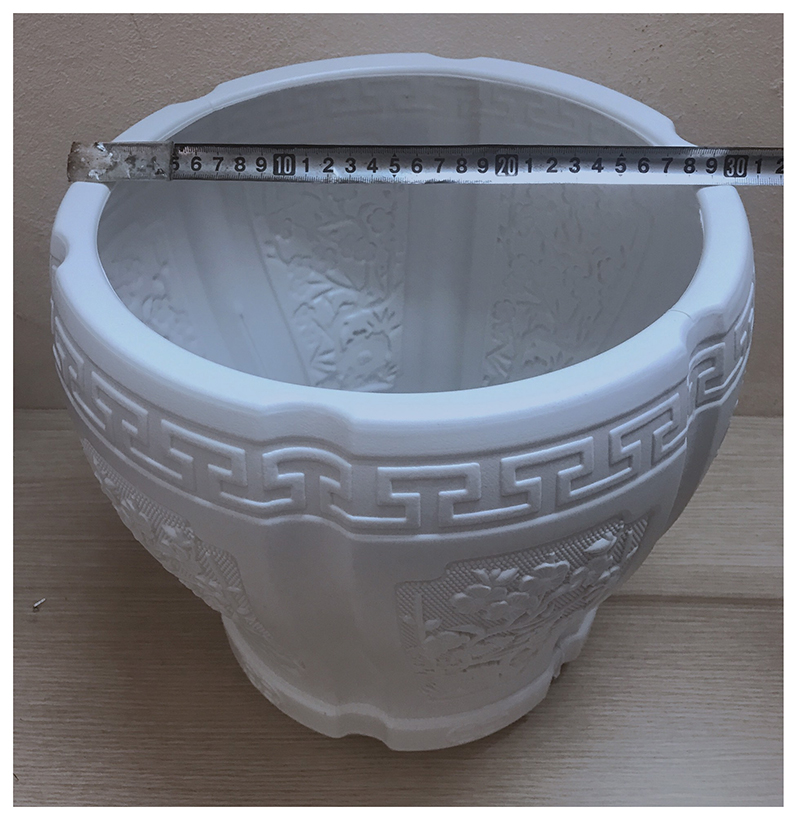 3 Chậu Nhựa Trồng Hoa, Cây Cảnh Bông Đào Kích Thước 30x32Cm