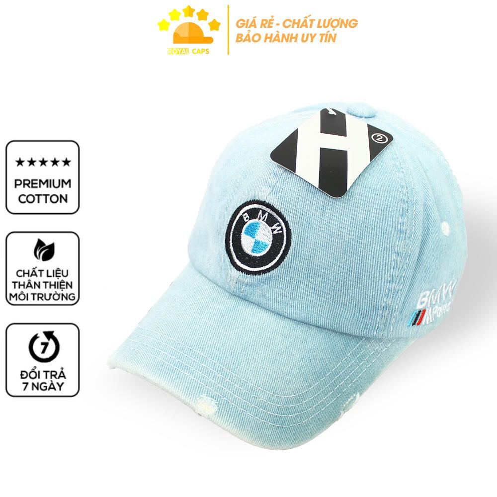 Mũ Lưỡi Trai Nón Lưỡi Trai Nón Kết Nam Nữ Jeans Logo Xe Audi Bmw Mercedes Vải Denim