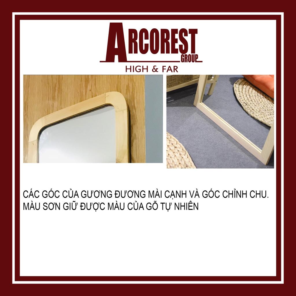 Gương toàn thân,Gương soi toàn thân ARCOREST có khung viền gỗ tự nhiên mã ARC110