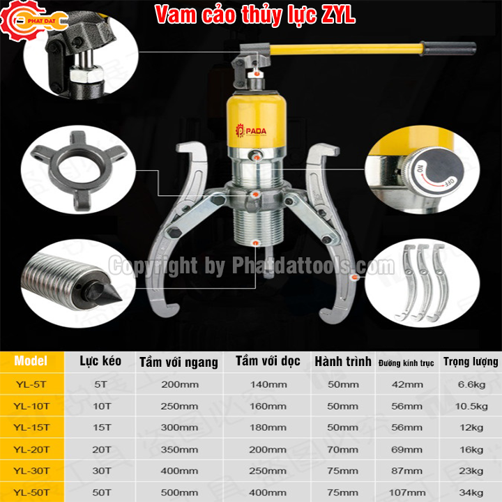 Cảo Thủy Lực ZYL30