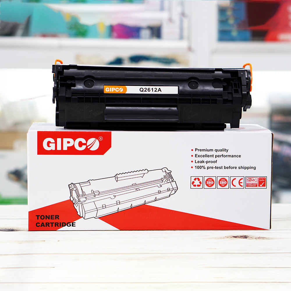 Hộp Mực In HP 12A GIPCO Q2612A - Hàng Chính Hãng