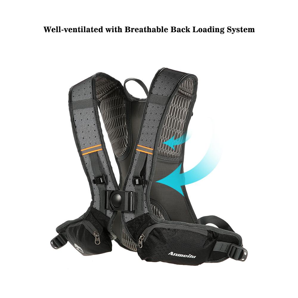 Áo Vest Balo Bền Chống Nước Phù Hợp Cắm Trại Thể Thao Ngoài Trời Leo Núi Anmeilu Dung Tích 5L