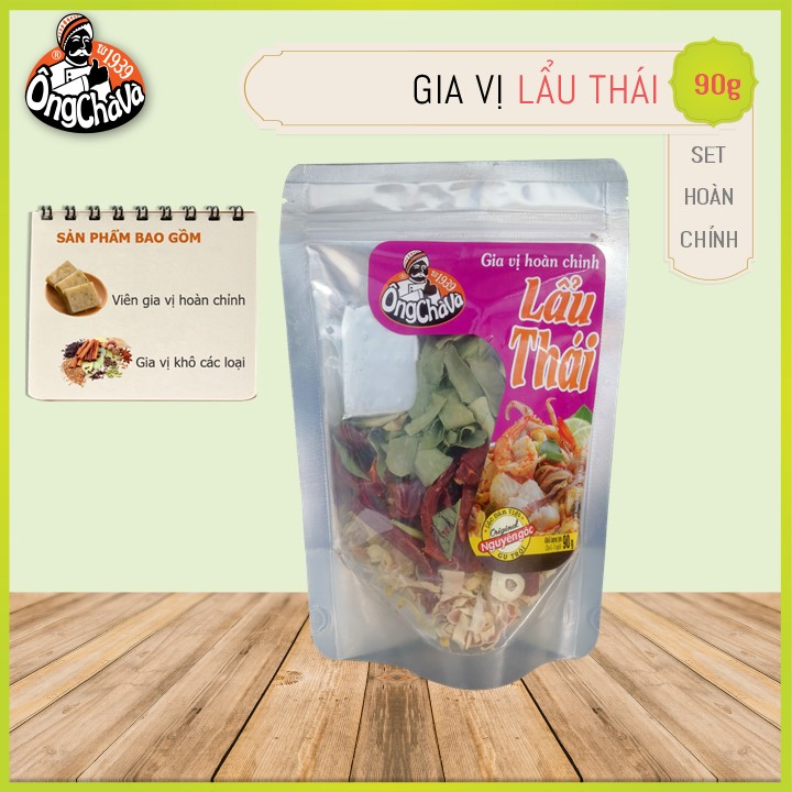 Gia Vị Lẩu Thái Hoàn Chỉnh Ông Chà Và 90g (Thai Lan Tomyum Hotpot)