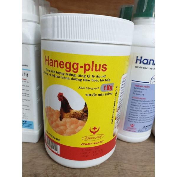 lon 1kg hanneggplus kim kê trứng bổ sung dinh dưỡng cho vật nuôi