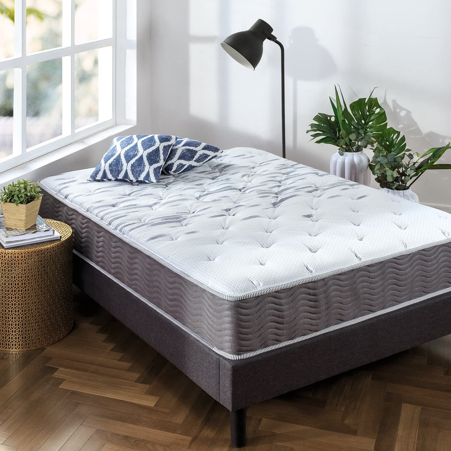 Nệm lò xo túi hút chân không cao cấp Zinus - Extra Firm Spring Mattress - 140x200x25cm