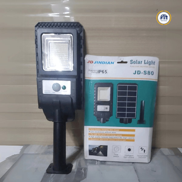 Đèn đường năng lượng mặt trời 80w JD-S80
