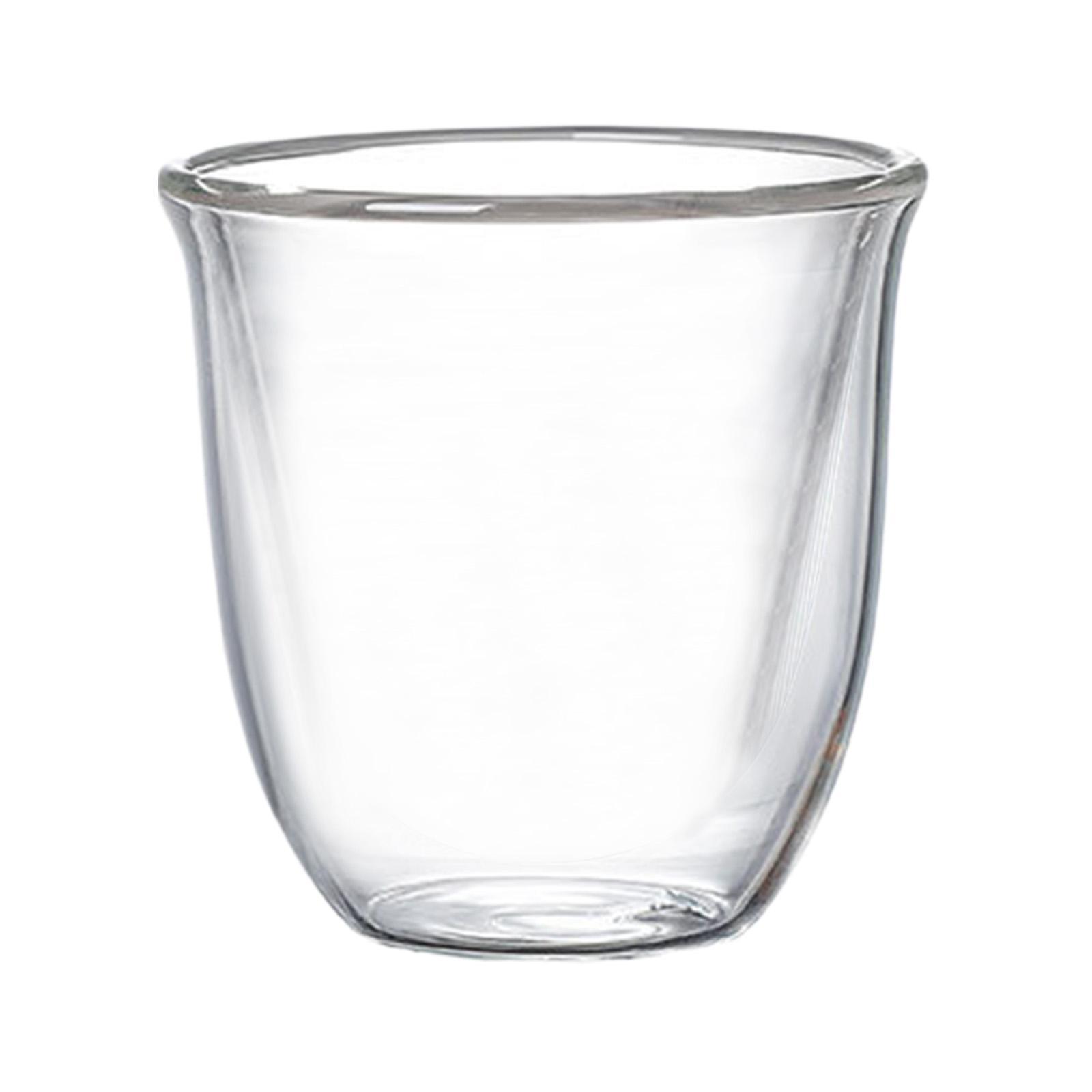 Espresso Cups Clear Glassware Glass Coffee Cups for Cappuccino Milk Beverage