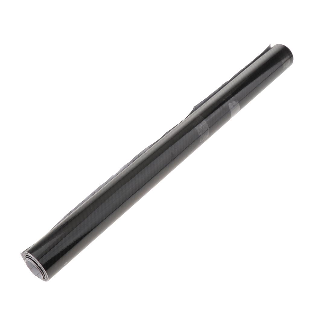 Black Carbon Fiber Car Wrap Vinyl Roll Featuring Air Release Technology