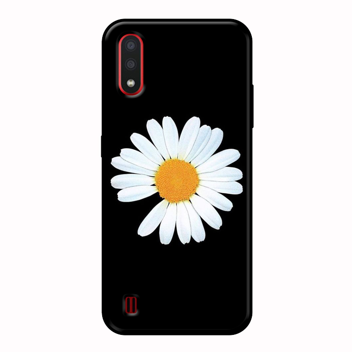 Ốp lưng điện thoại Samsung Galaxy A01 viền dẻo TPU BST HOA Mẫu 11