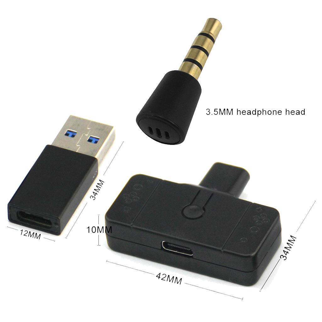 5.0 Audio USB Transmitter Stereo Dongle Adapter for Switch PS4PC