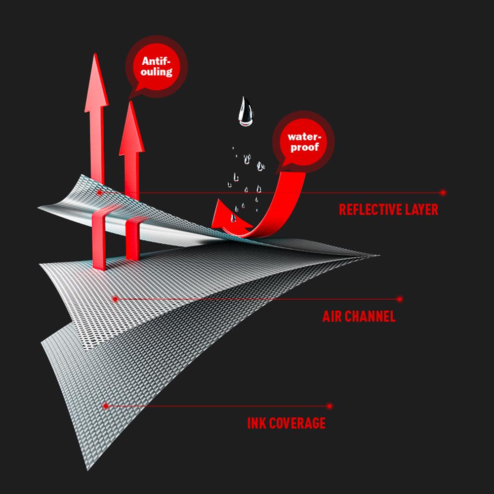 Miếng dán phản quang phuộc xe đạp leo núi Chống trầy xước