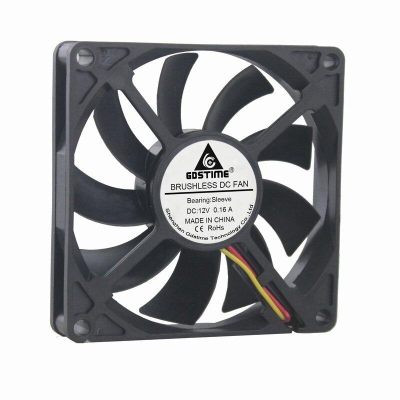 1 Pcs Gdstime DC 11V 3Pin FG 80mm*80mm*11mm PC Brushless Cooler Motor Cooling Fan 80mm x 11mm 8011S 8cm Three Wires