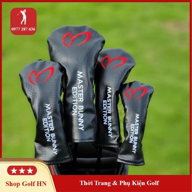 Bọc đầu gậy golf cover gậy gỗ 3 5 driver da PU cao cấp chống va đập BD008