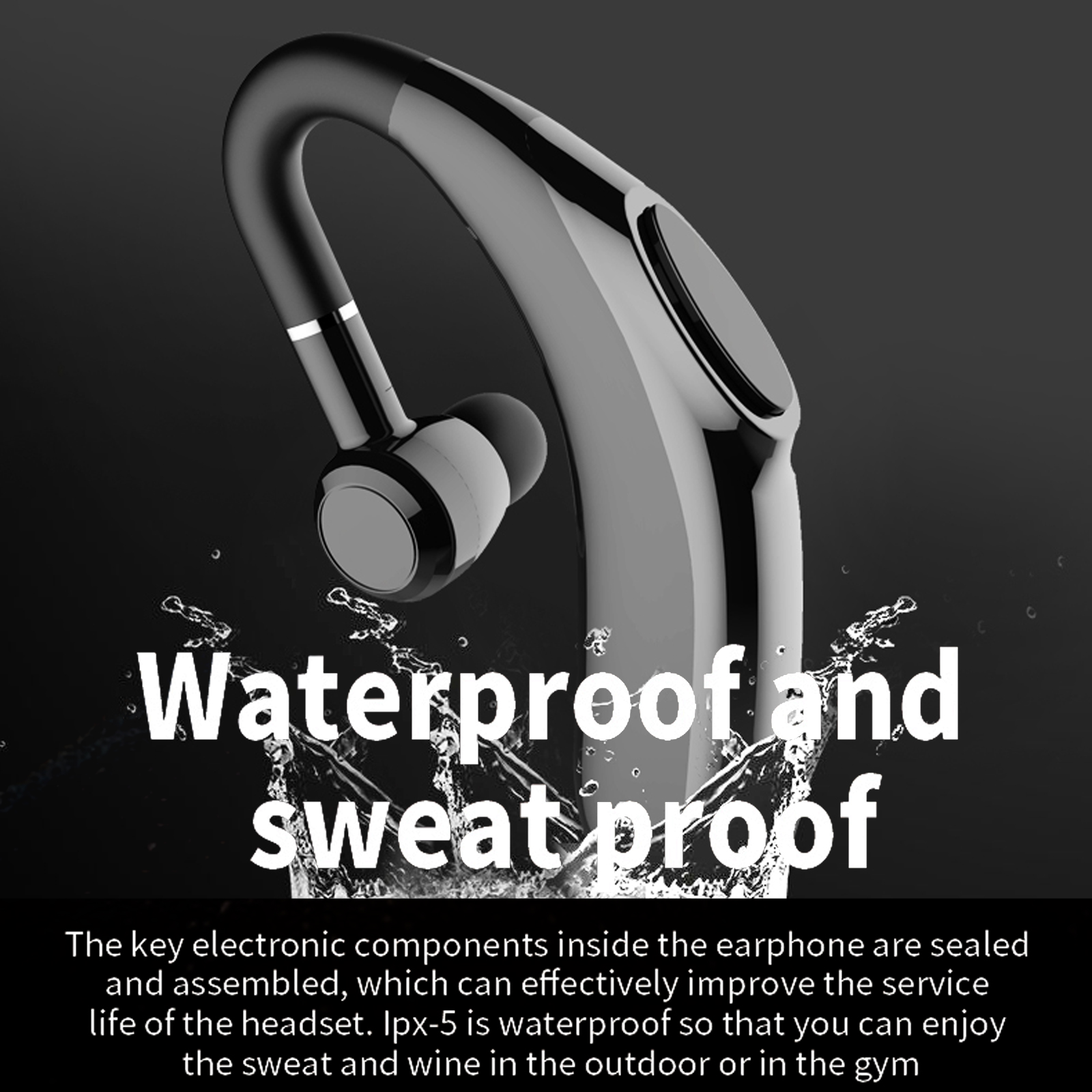 Tai Nghe Không Dây Bluetooth 5.1 X18 Chống Thấm Mồ Hôi Và Tiếng Ồn Có Micrô