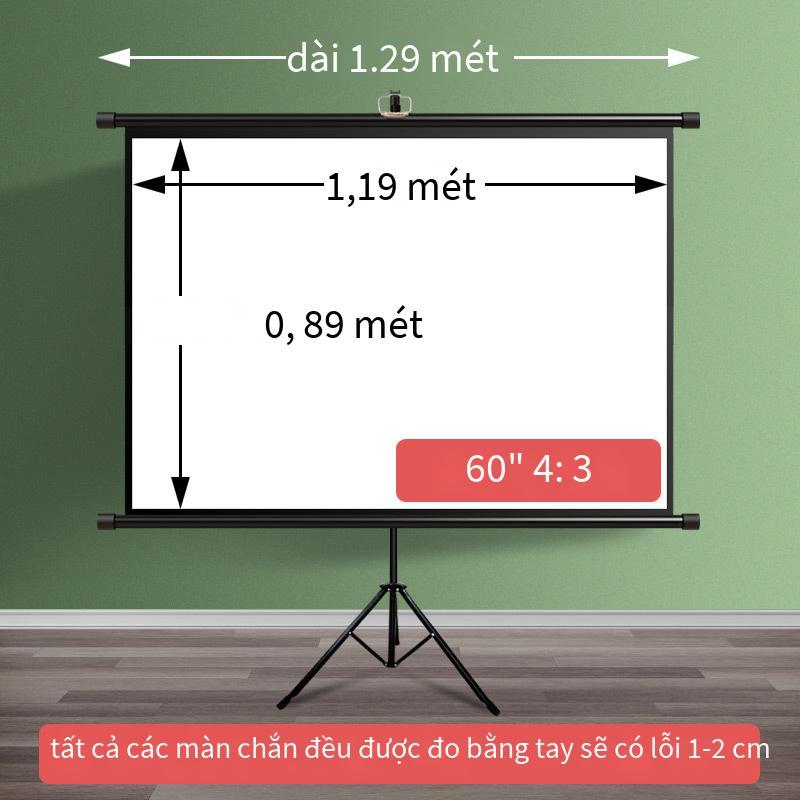 Khung màn hình máy chiếu khuyến mại khung khung chiếu màn hình từ sàn đến trần inch tại nhà di động ngoài trời màn hình không đục lỗ