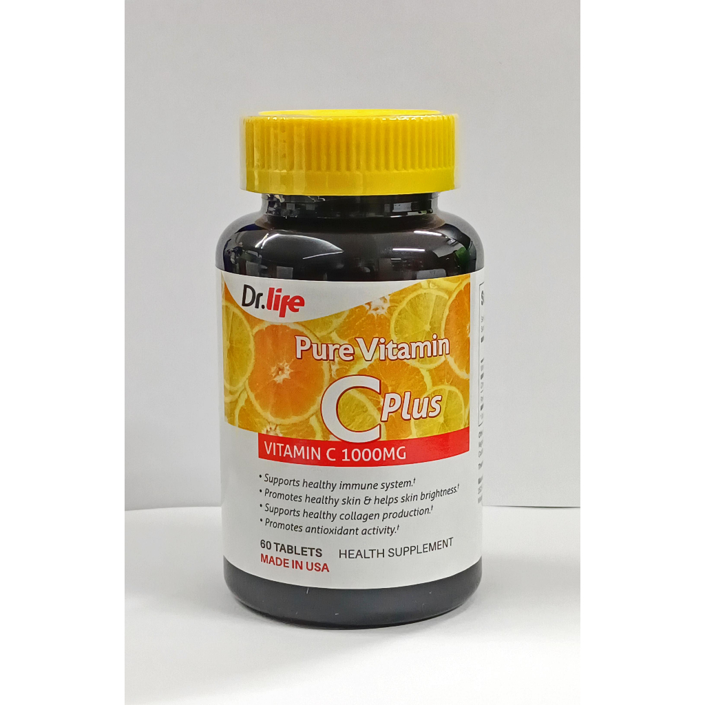 Viên uống Pure Vitamin C Plus, Chống lão hóa da và tăng cường sức đề kháng - Drlife