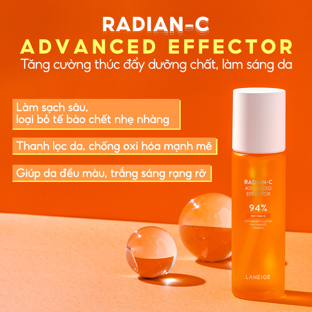 Tinh Chất Dưỡng Sáng Da Laneige Radian-C Advanced Effector 150ml