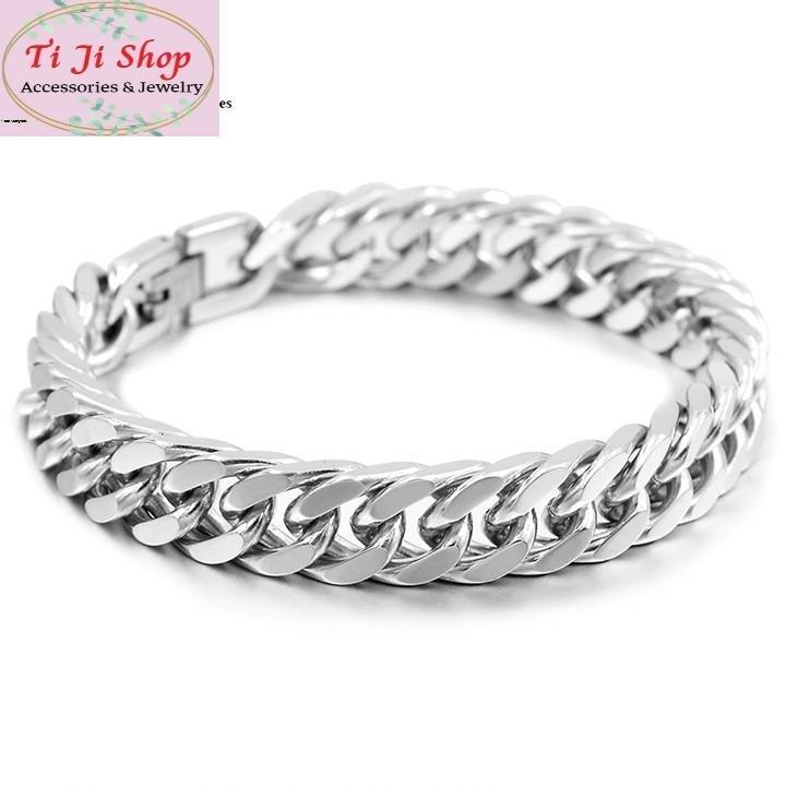 LẮC TAY NAM LẶC ĐÔI INOX 10LY KHÓA BỘ
