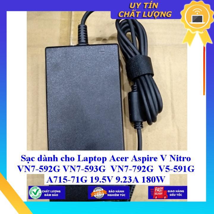 Sạc dùng cho Laptop Acer Aspire V Nitro VN7-592G VN7-593G VN7-792G V5-591G A715-71G 19.5V 9.23A 180W - Hàng Nhập Khẩu New Seal