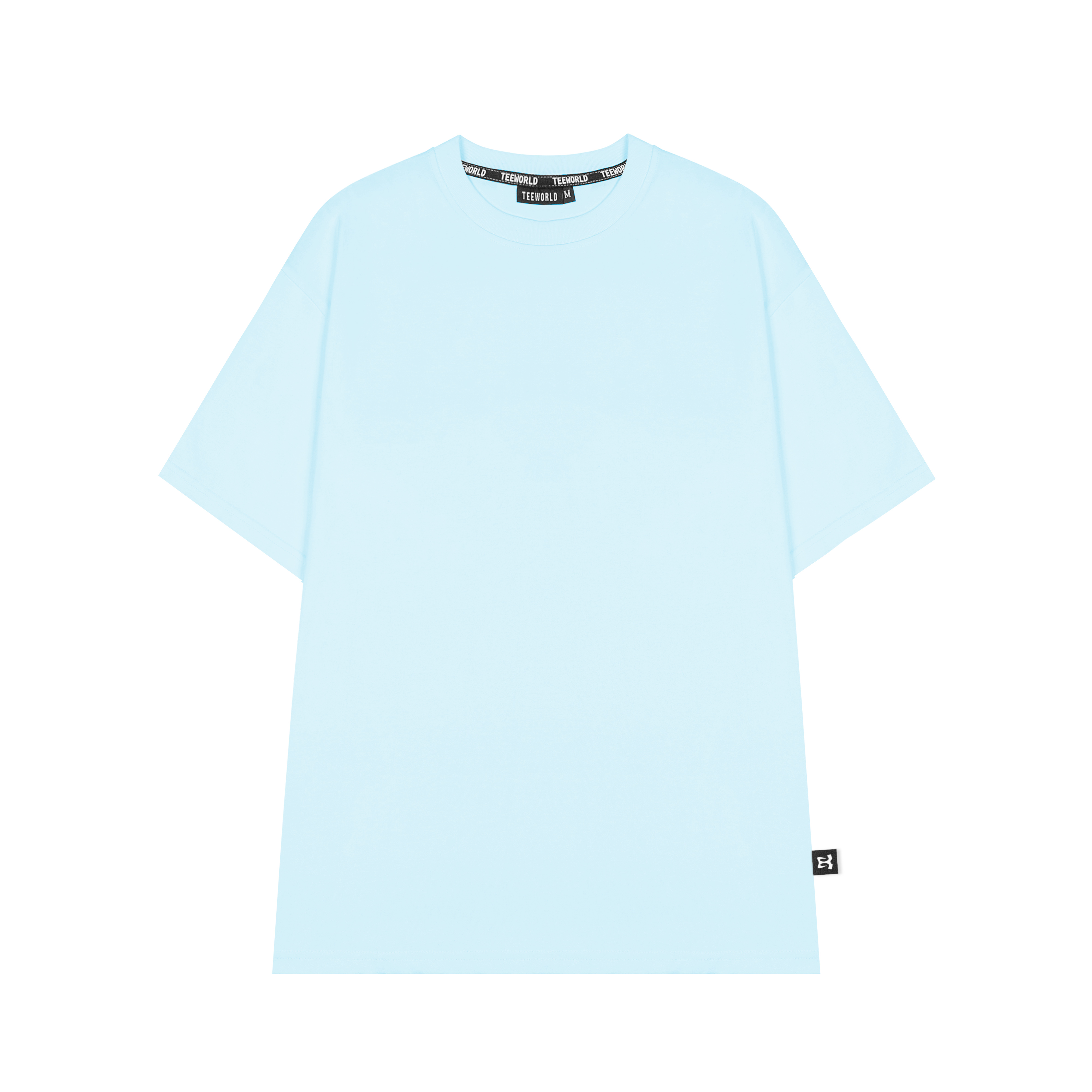 Áo thun Teeworld Basic Blue T-shirt Tay Lỡ Nam Nữ Form Rộng Unisex