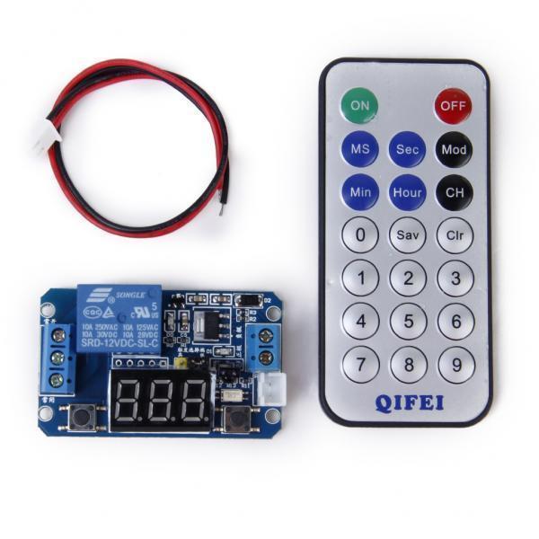 4X Multifunctional Timer Relay Control Module with Remote Control
