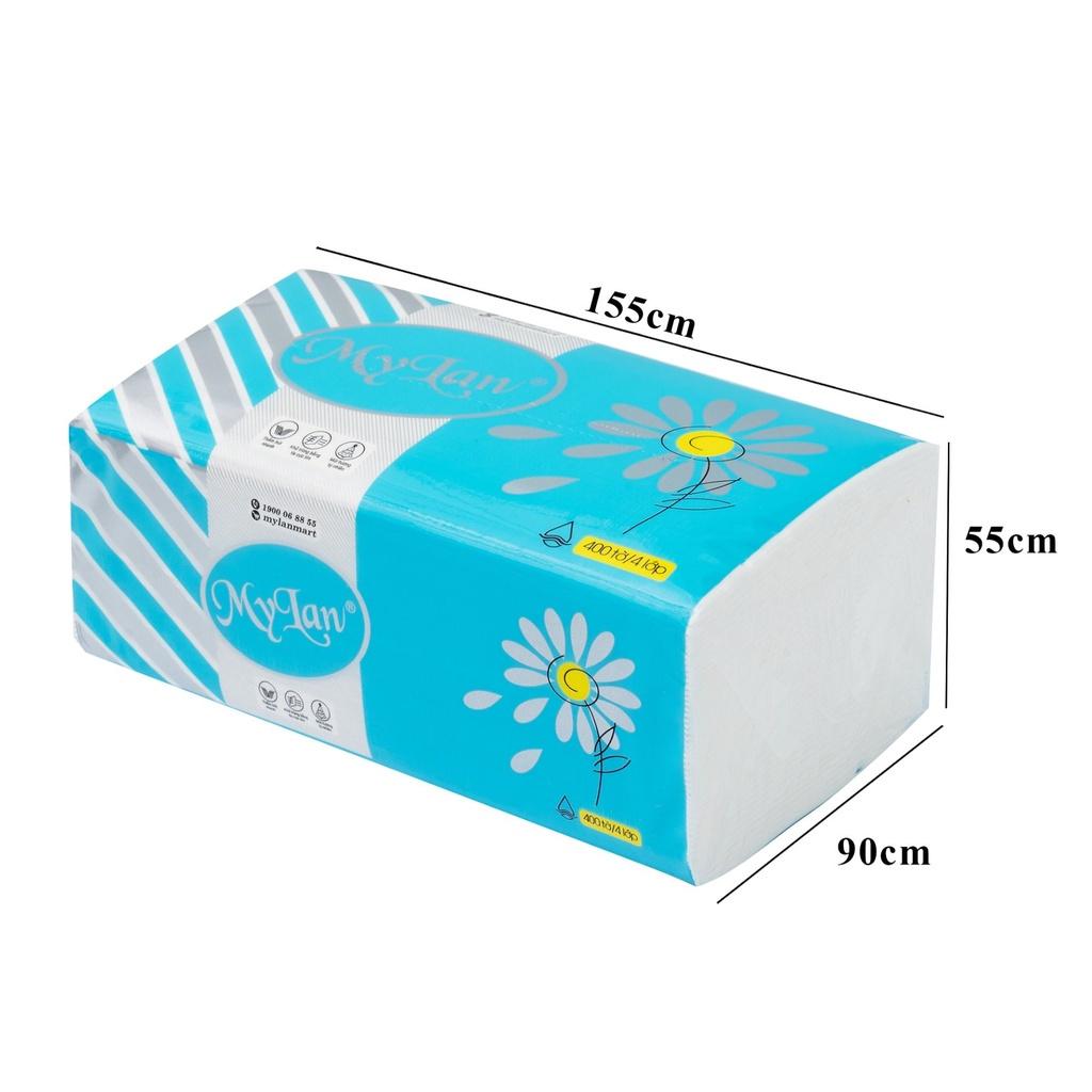 Giấy rút hoa cúc MyLan , Giấy rút cao cấp, Dai và Mịn