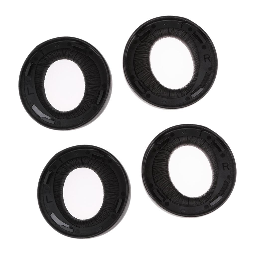 4Pieces Ear Pad Cushion Replacement For Gold Wireless Headset PS3 PS4
