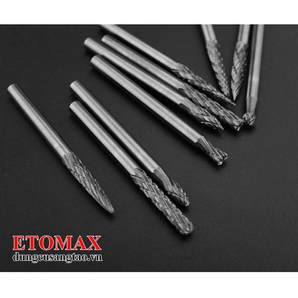 Bộ 20 mũi khắc mài vonfram cao cấp