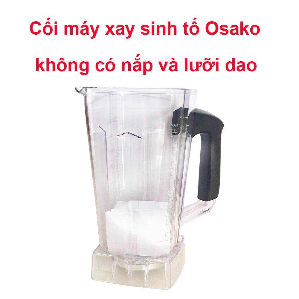 Linh kiện thay thế của máy xay sinh tố công nghiệp osako OS-1500, công suất 1500W, chọn phân loại, cối màu ngẫu nhiên-Hàng chính hãng