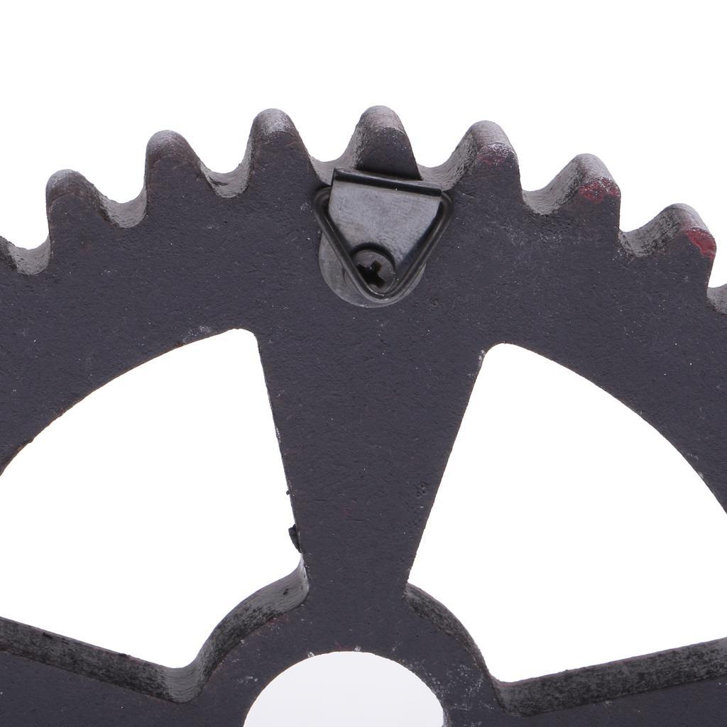 12cm Wood Steampunk Gear Wheel for Home Bar Shops Wall Art Hanging Decors #B