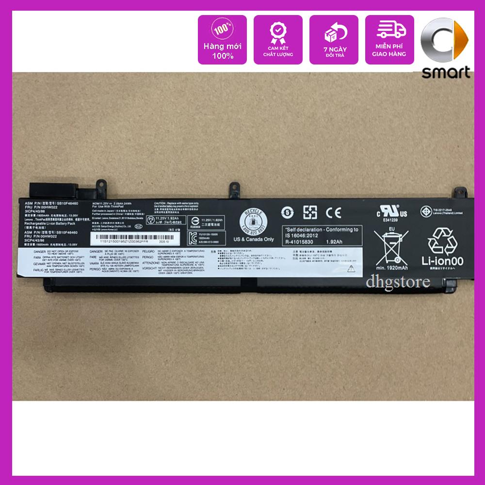 Pin cho Laptop LENOVO T460S SB10F46460 - Dài - Pin Zin - Hàng Chính Hãng