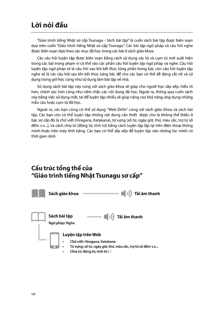 Tsunagu Nihongo Tiếng Nhật Kết Nối - Sơ Cấp 1, Sách Bài Tập - Tsuji Azuko, Katsura Miho, Kojima Minako