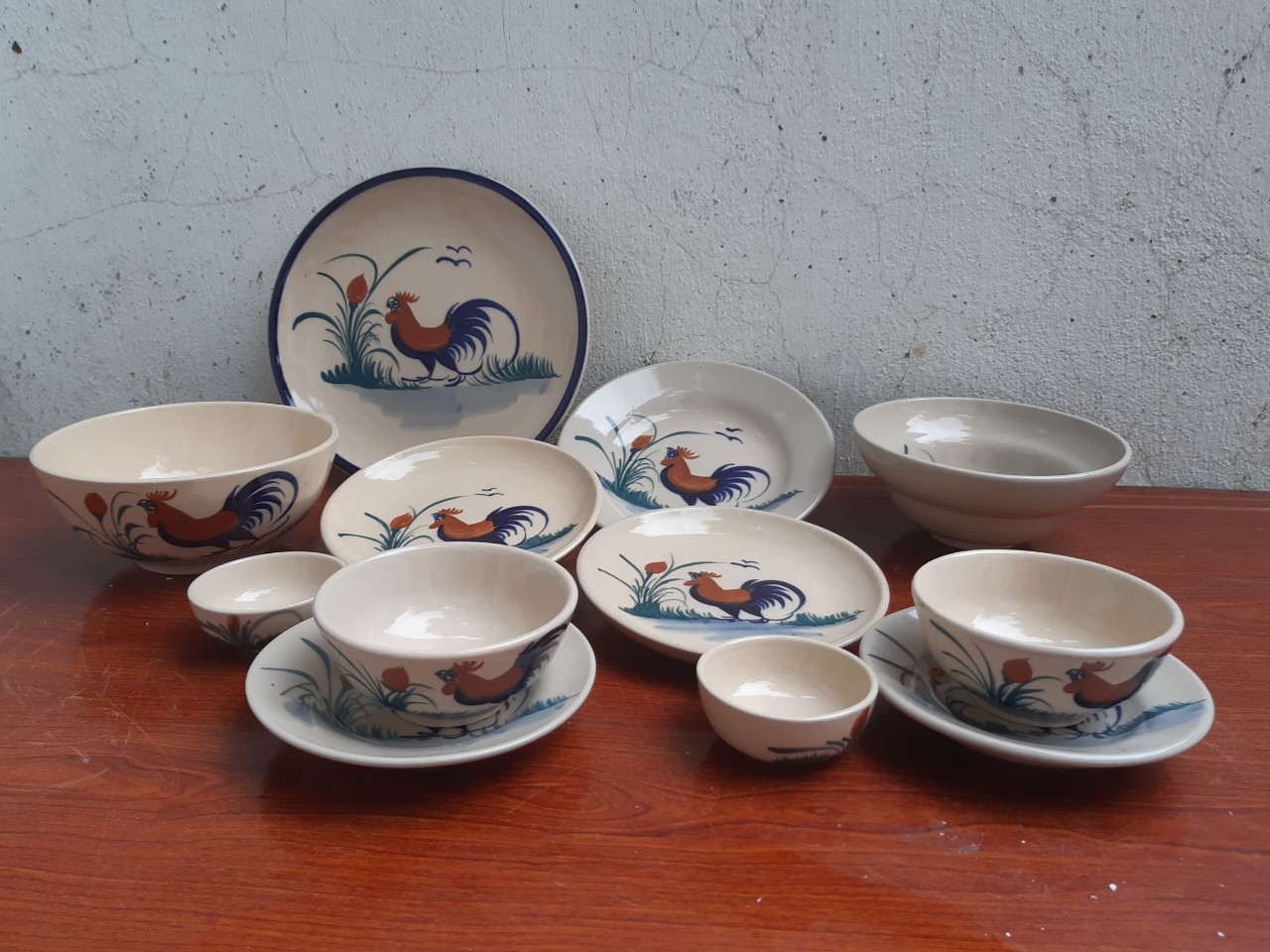 Combo bộ chén con gà 2 người ăn bao đẹp