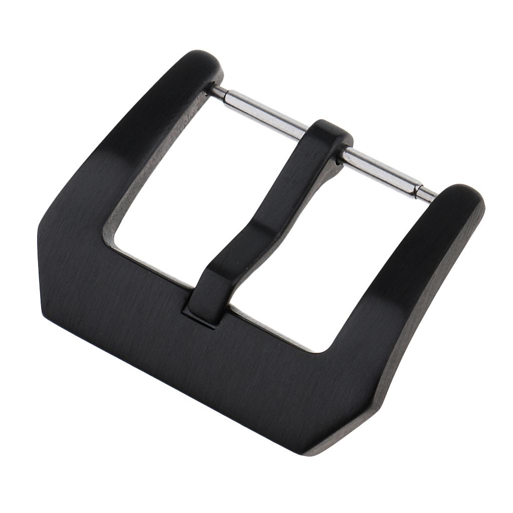 18 20 22 24 mm Wrist Watch Buckle Stainless Steel Screw-In Screw Strap Clasp