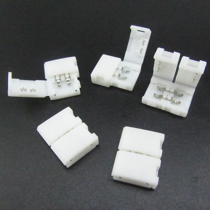 Set 10 Đầu Nối Đèn Led 10mm 2 Pin Cho Dây Đèn Led 5050,5630,5730