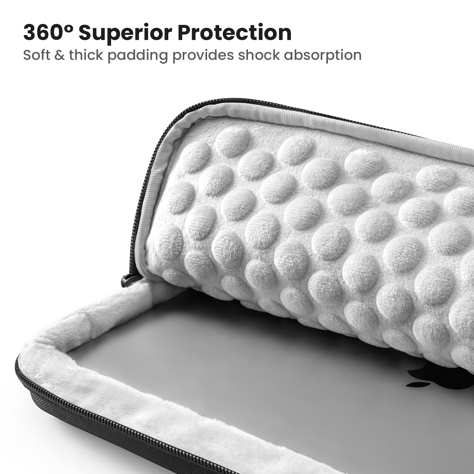 Túi Chống Sốc Tomtoc USA 360 Protective Kèm Túi Phụ Kiện Cho Macbook 13/14/15/16inch - Hàng Chính Hãng