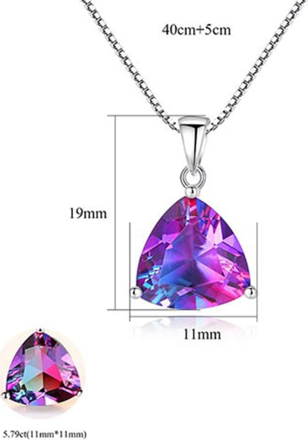 Bộ Trang Sức Bạc Đính Đá Thiên Nhiên Cao Cấp - BDM2309 - Bảo Ngọc Jewelry