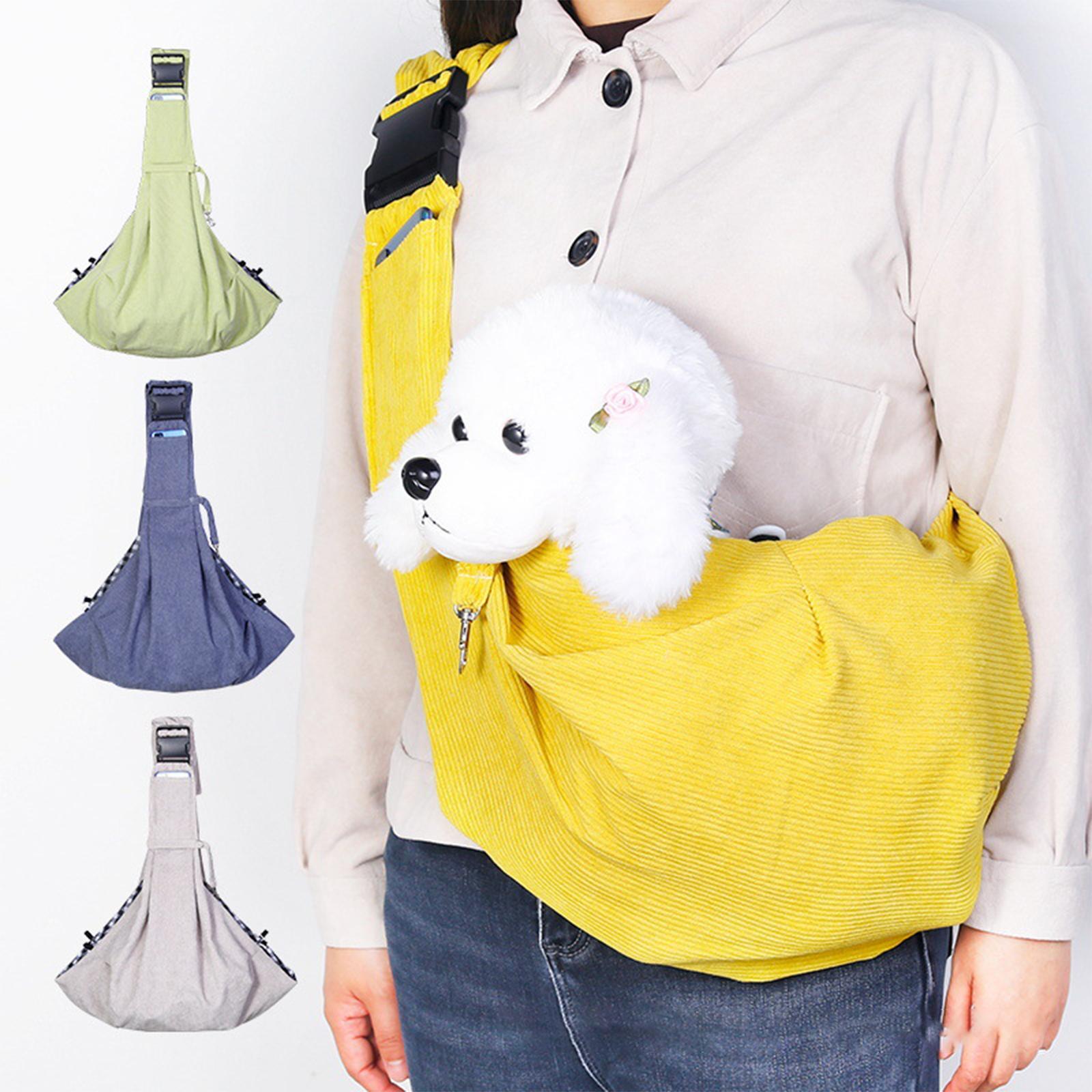 Shoulder Bag Backpack Puppy  Pocket Yellow