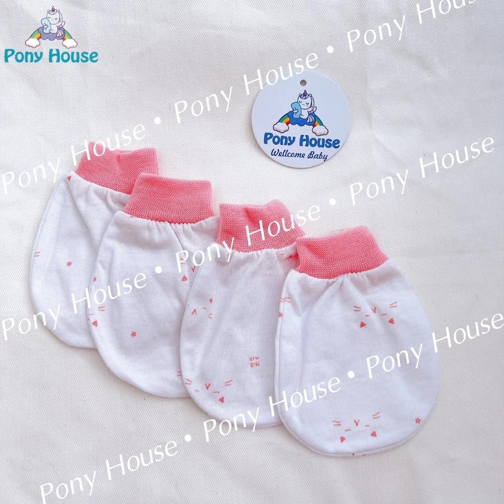 Set Bao Tay, Bao Chân, Mũ Miomio - Phụ Kiện Đầy Đủ Bao Tay, Bao Chân, Mũ Chất Cotton Mềm Mịn Cho Bé Trai, Bé Gái Sơ Sinh