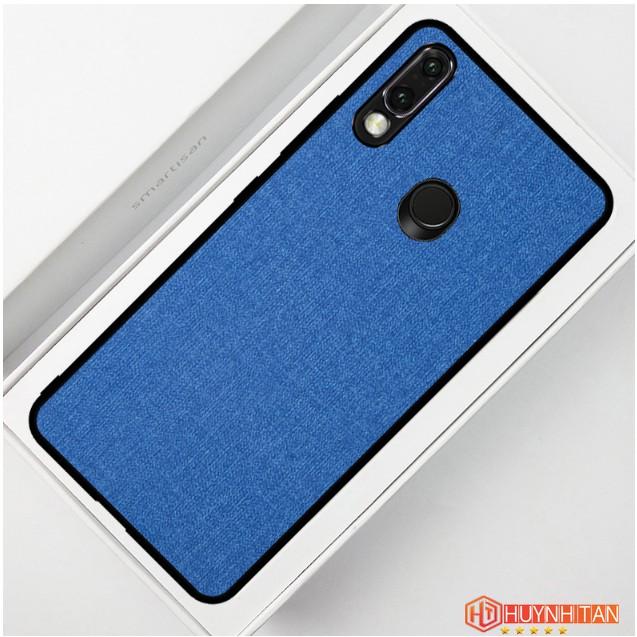 Ốp lưng Redmi Note 7, Note 7 Pro vân vải Jean chống bám vân tay, Nhiều màu