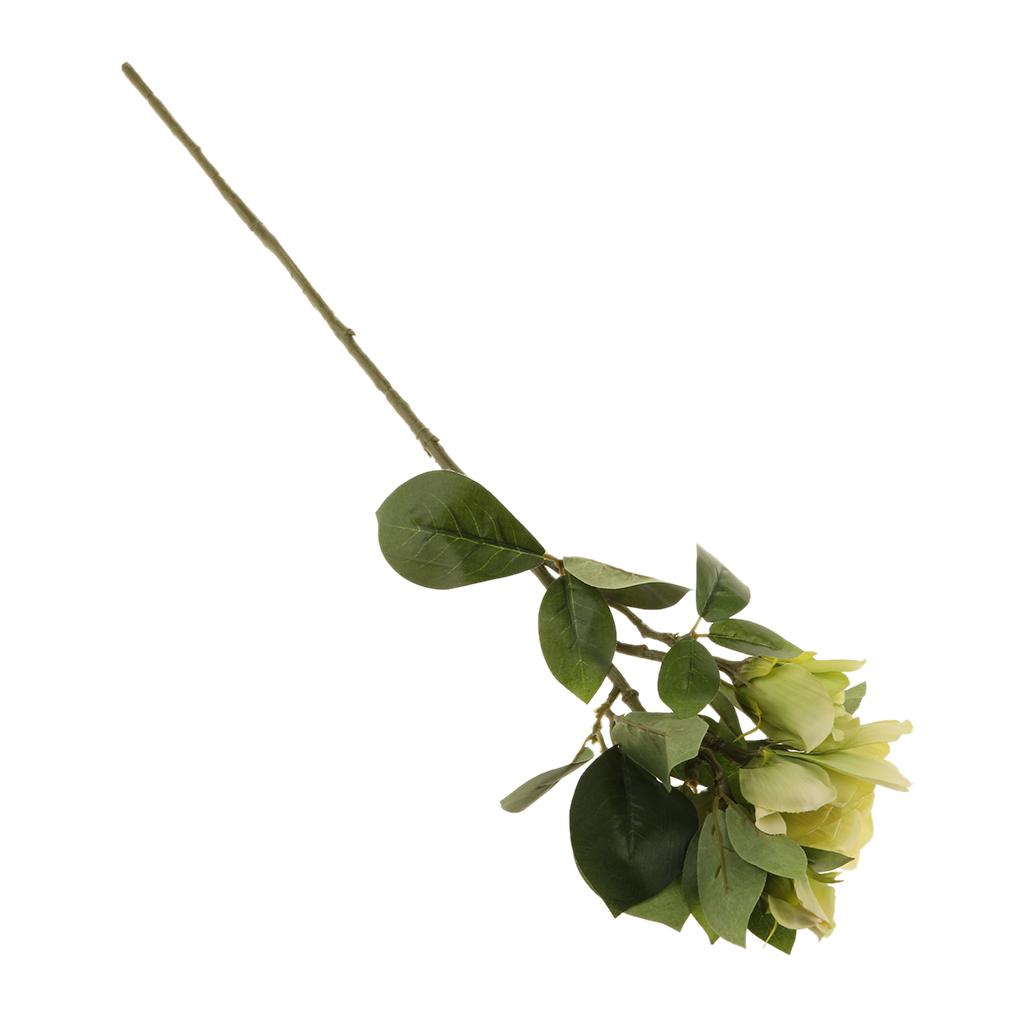 Upscale 3 Heads Artificial Gardenia Flower Simulation Bouquet Decor