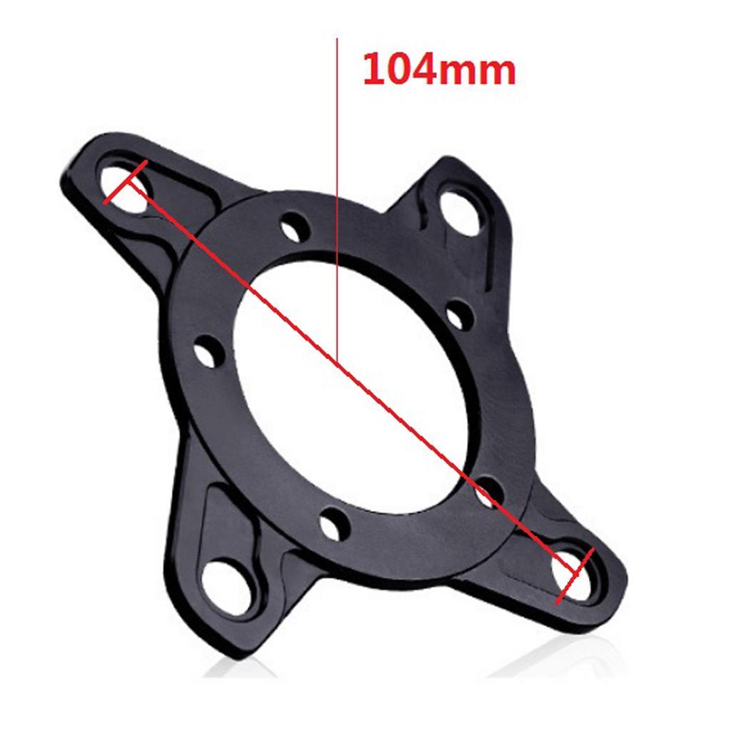 104BCD 130BCD Chain  Converter Bike Chainring Adapter with Mount Bolts for BBS01/2B