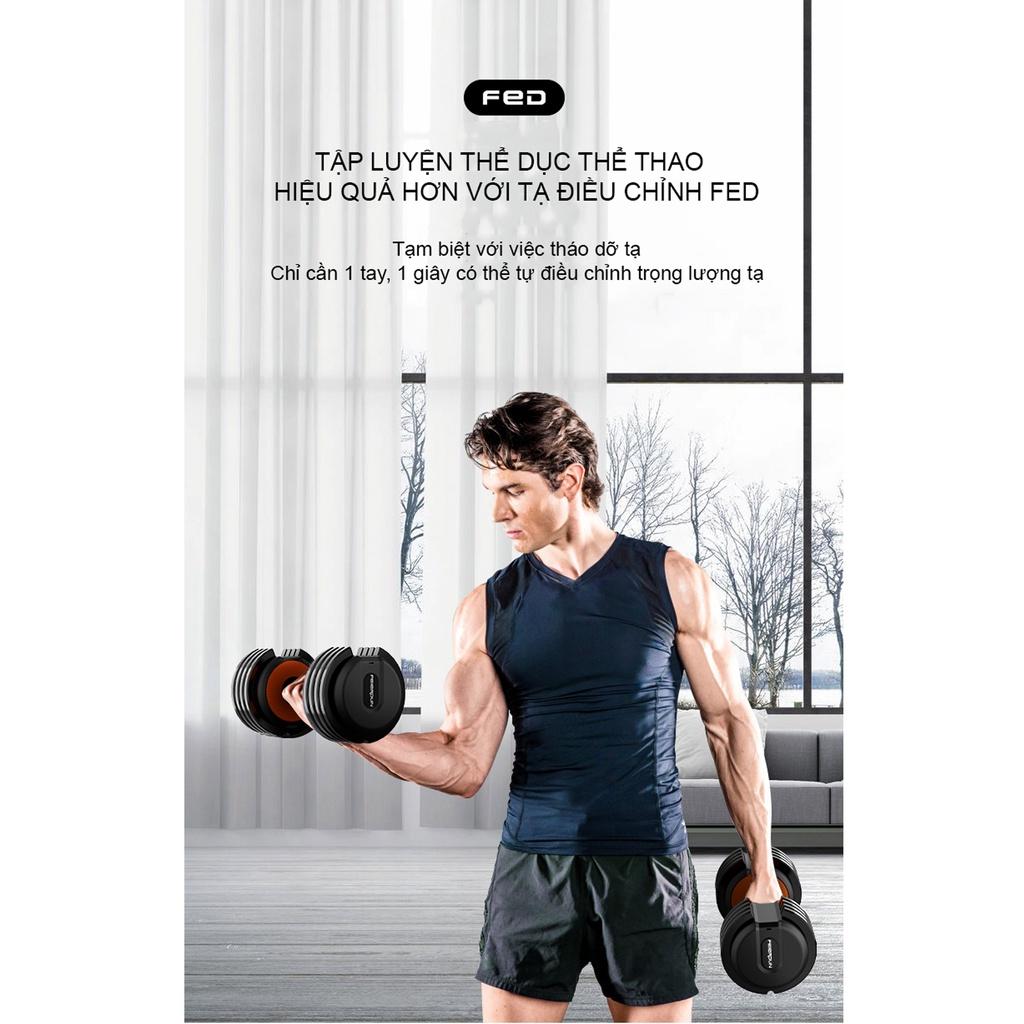 Tạ Tay Điều Chỉnh Đa Năng 8026 Bộ 20KG - 10KG/tay