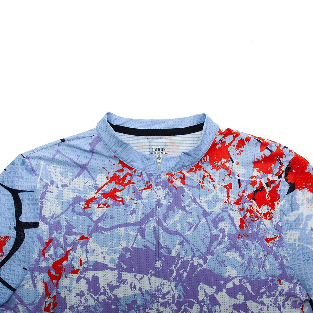 Ykywbike xe đạp áo ngắn tay áo nam Summer Mountain Bike Quần áo đua xe đạp MTB Áo sơ mi giới hạn phiên bản giới hạn Color: YJ1017 Size: Asia 3XL