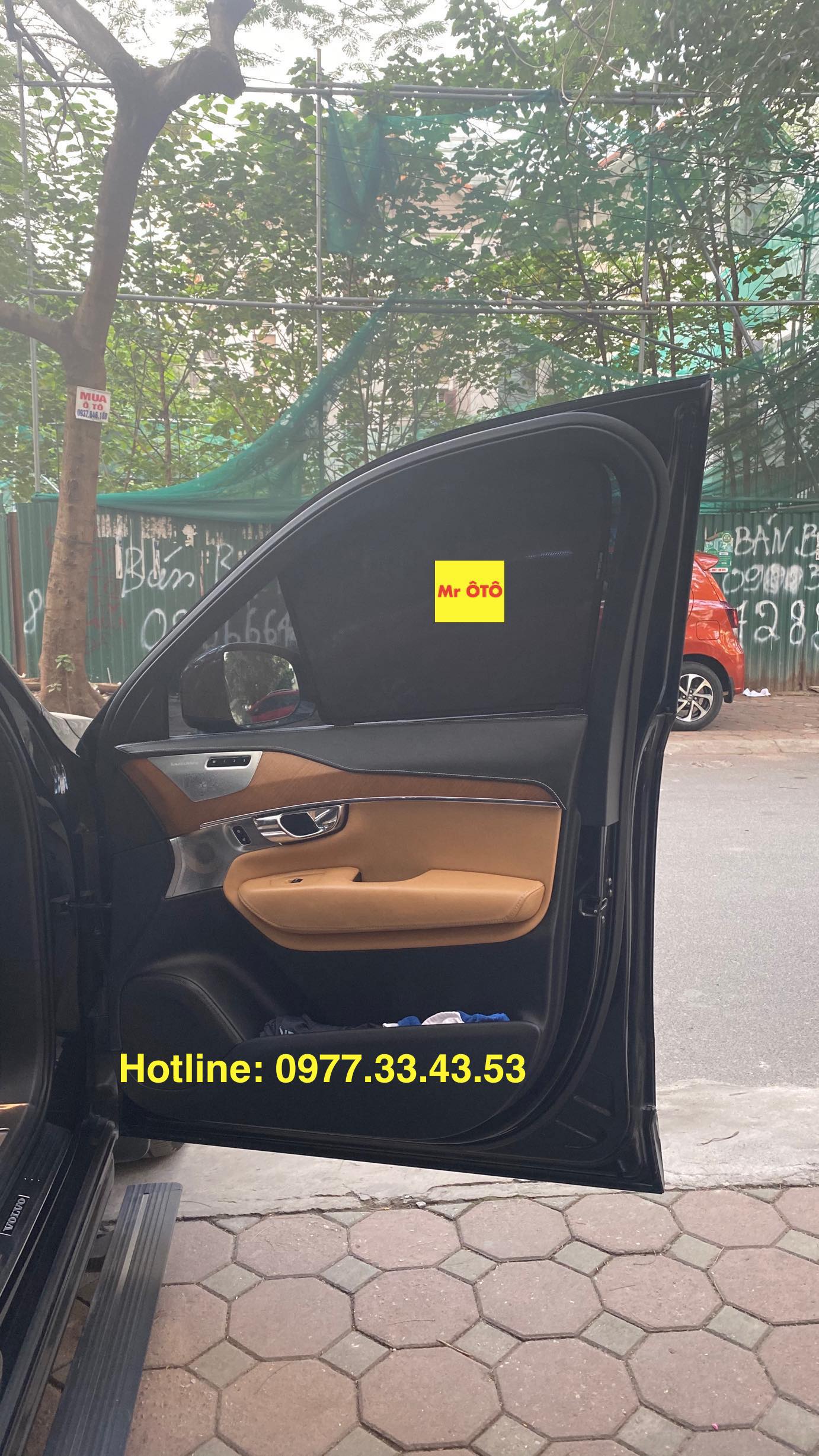Rèm Che nắng xe VILVO XC90 1 có hút nam châm, Vải dày dặn, chống nắng tuyệt đối