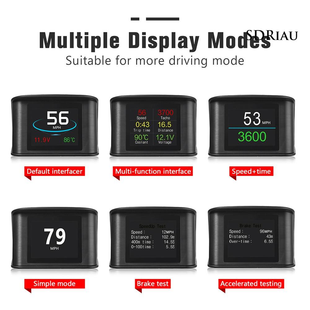 Bộ Thiết Bị Hiển Thị Gps Kỹ Thuật Số Lcd Qcd_P10 Cho Xe Hơi