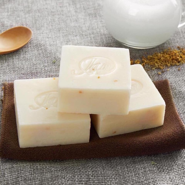 Xà Phòng Cám Gạo Thái Lan Jam Rice Milk Soap [1 Lốc 12 Cục]