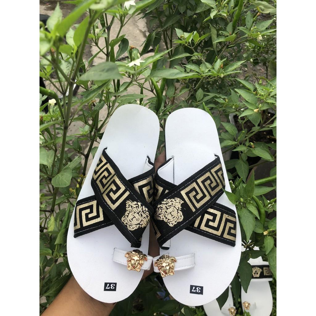 dép quai chéo nam nữ dép sandal đồng nai (đế trắng quai chéo có thêm ngón ) size từ 35 nữ đến 43 size khác ib chọn